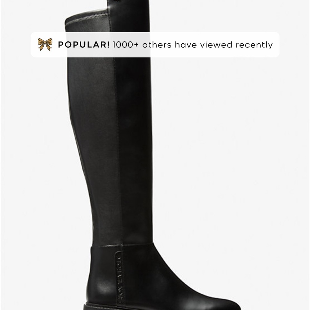 Michael Kors Black Asher Over the Knee Boots. So stylish.